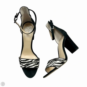 Shoes Heels Block By Vince Camuto In Black & White, Size: 7 Elegant Platform Sandals