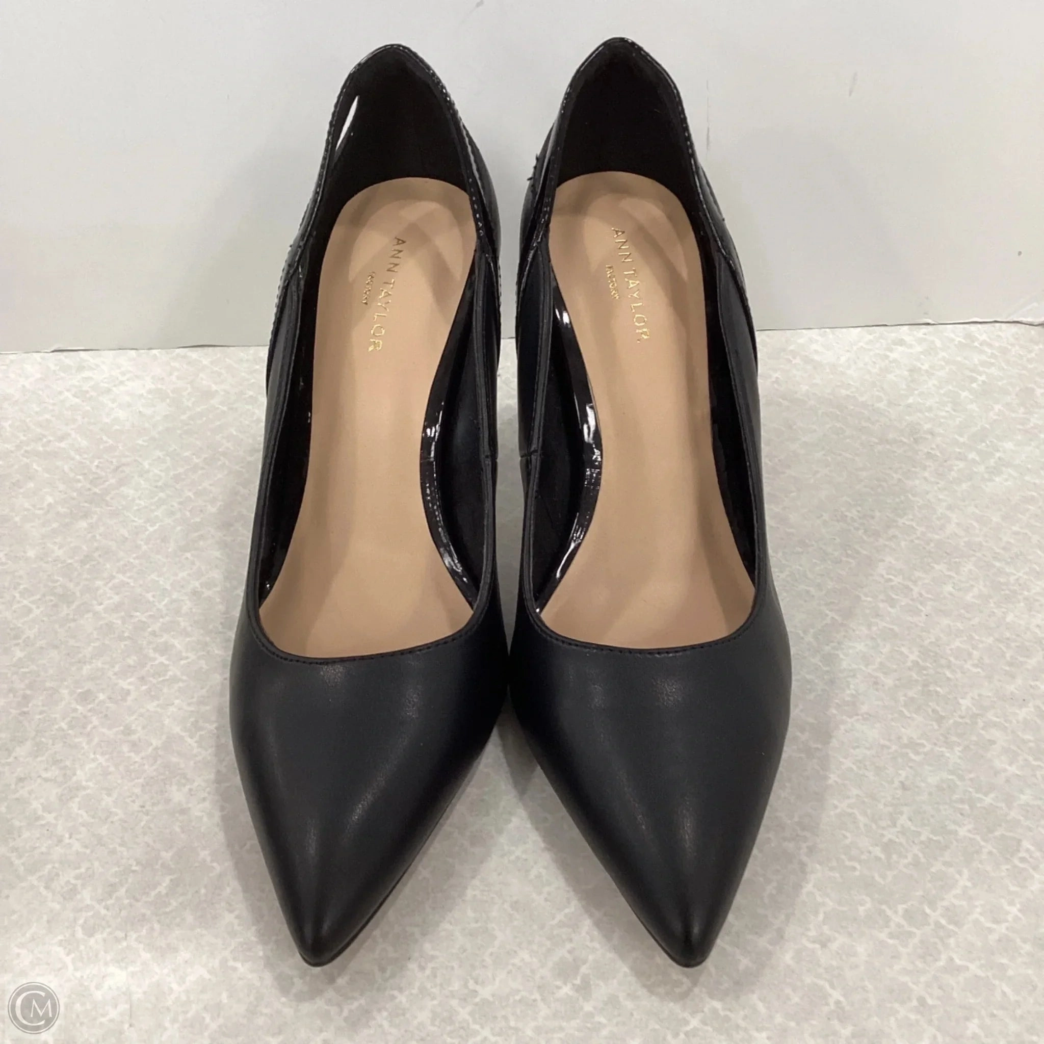 Elegant Footwear casual daily wear Shoes Heels Stiletto By Ann Taylor In Black, Size: 8