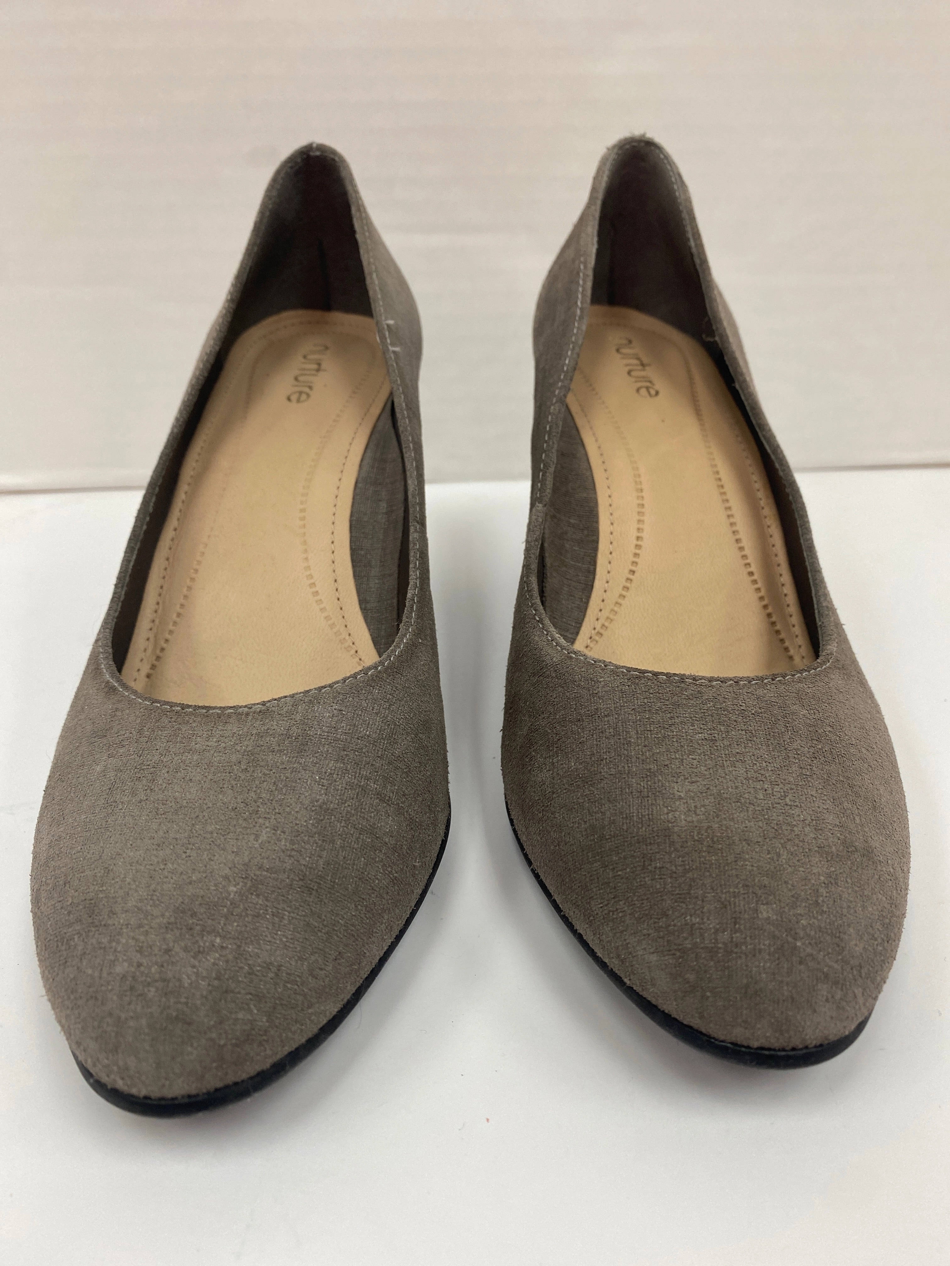 Shoes Heels Block By Nurture In Grey, Size: 8 Quick Drying Classic Wedding Heels