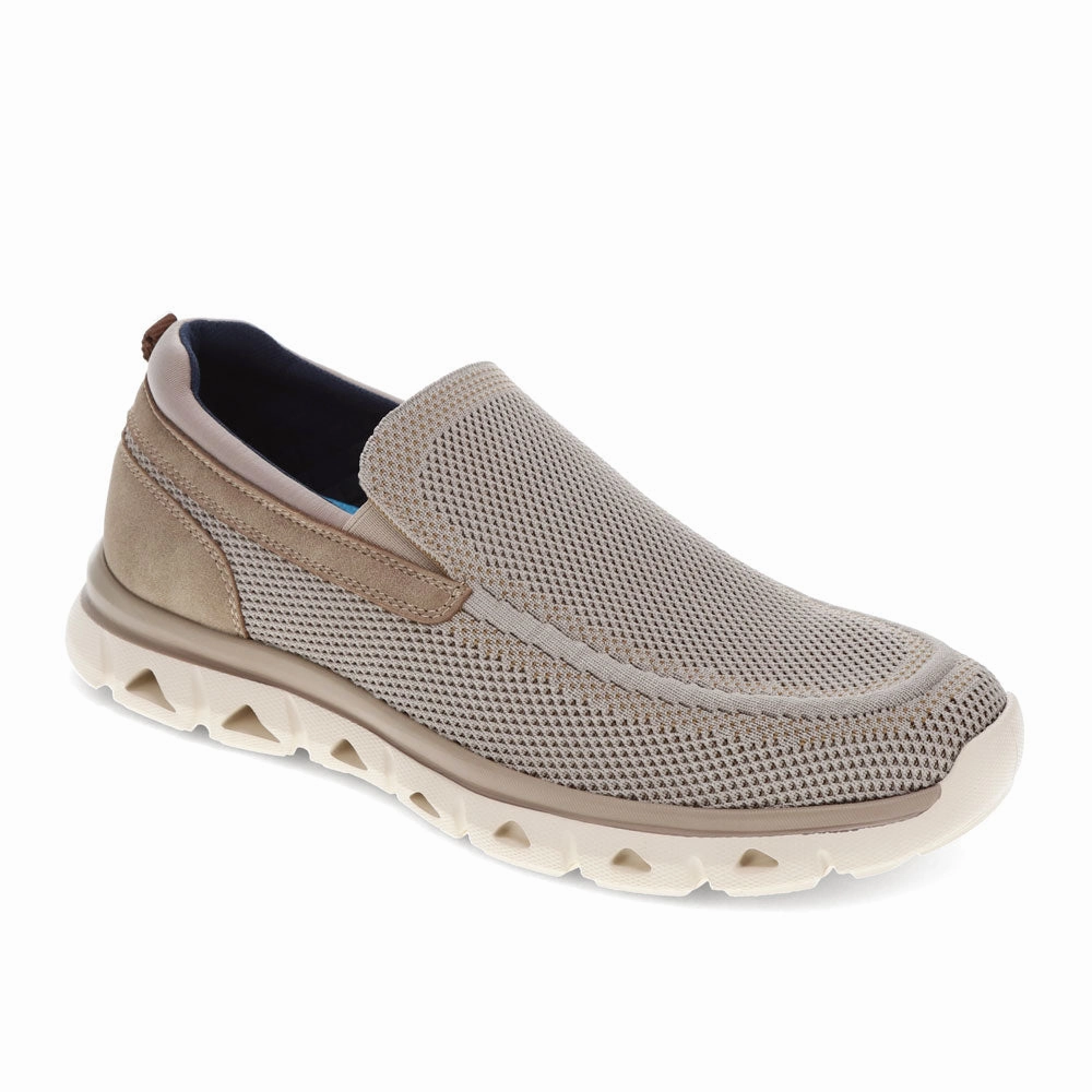 Relaxed Walk Daily Hold Dockers Mens Caden Knit and Synthetic Leather Casual Slip On Loafer Shoe