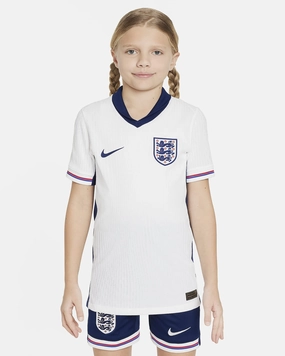 England 2024 Home Mini Kit Full Set Shirt & Shorts Lightweight Mesh Panels Soft Touch Material