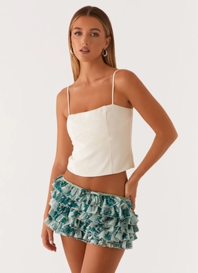 Entertain Me Bloomer Shorts - Cloud Nine Floral Dynamic Tension Control