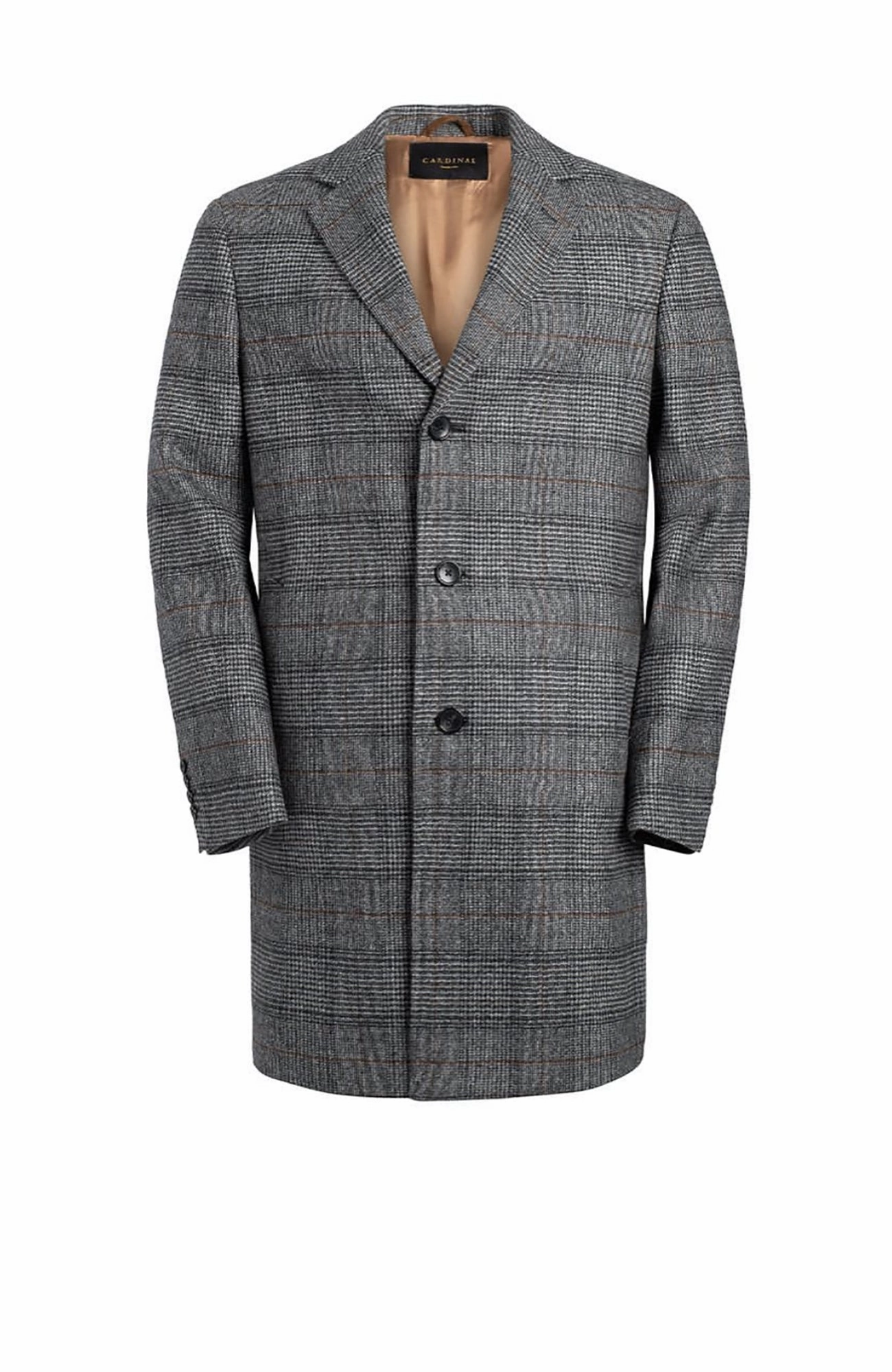 STEDWELL PLAID WOOL COAT AbrasionResistant Surface