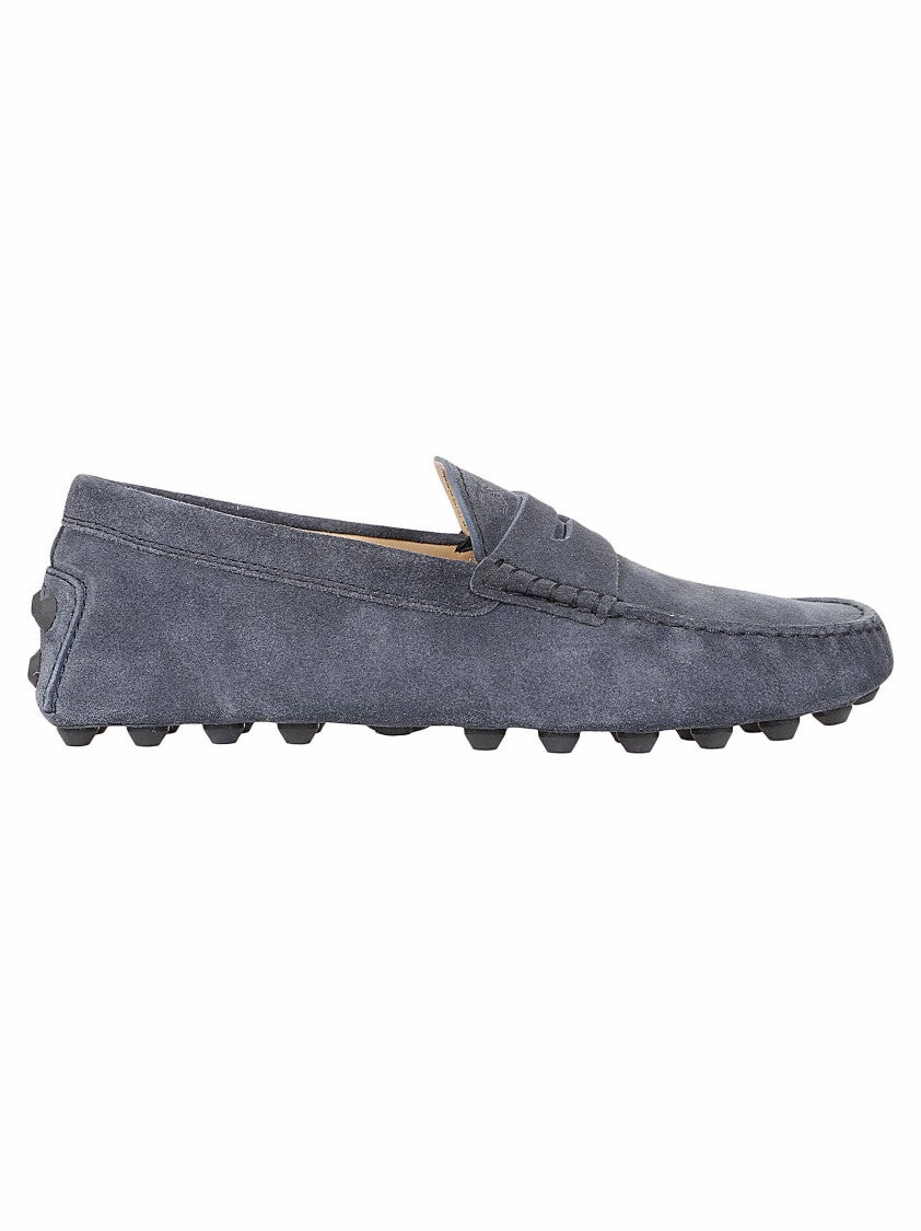 Moccasin-Inspired Leather Loafers With Rubber Studded Sole Chic Detail Calm Lane
