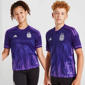 Argentina 2022 Away Shirt Junior Full Set T-shirt & short Durable Performance
