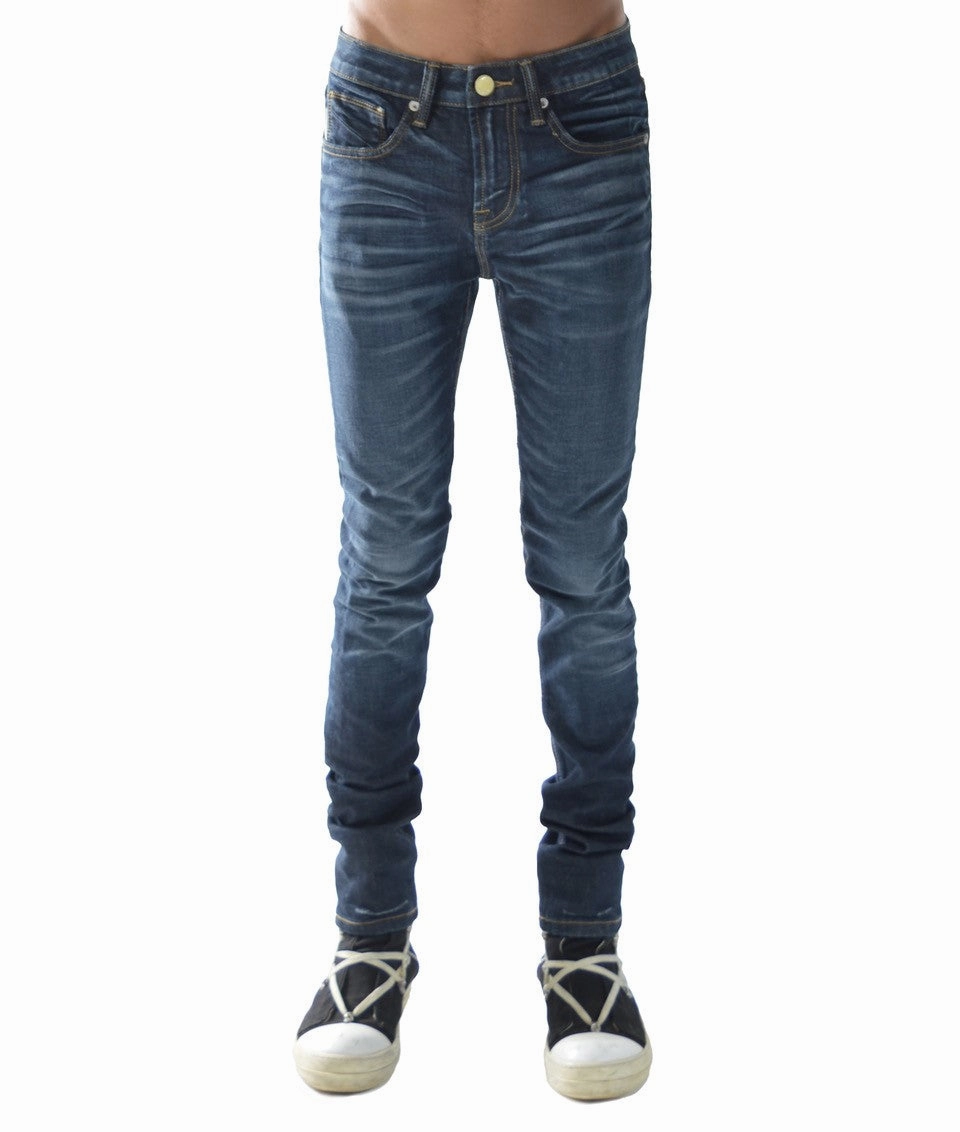 Color Lock Technology Smooth zipper closure Strat Super Skinny Jeans ?C Light Sand Blue, Ripped Stretch Denim