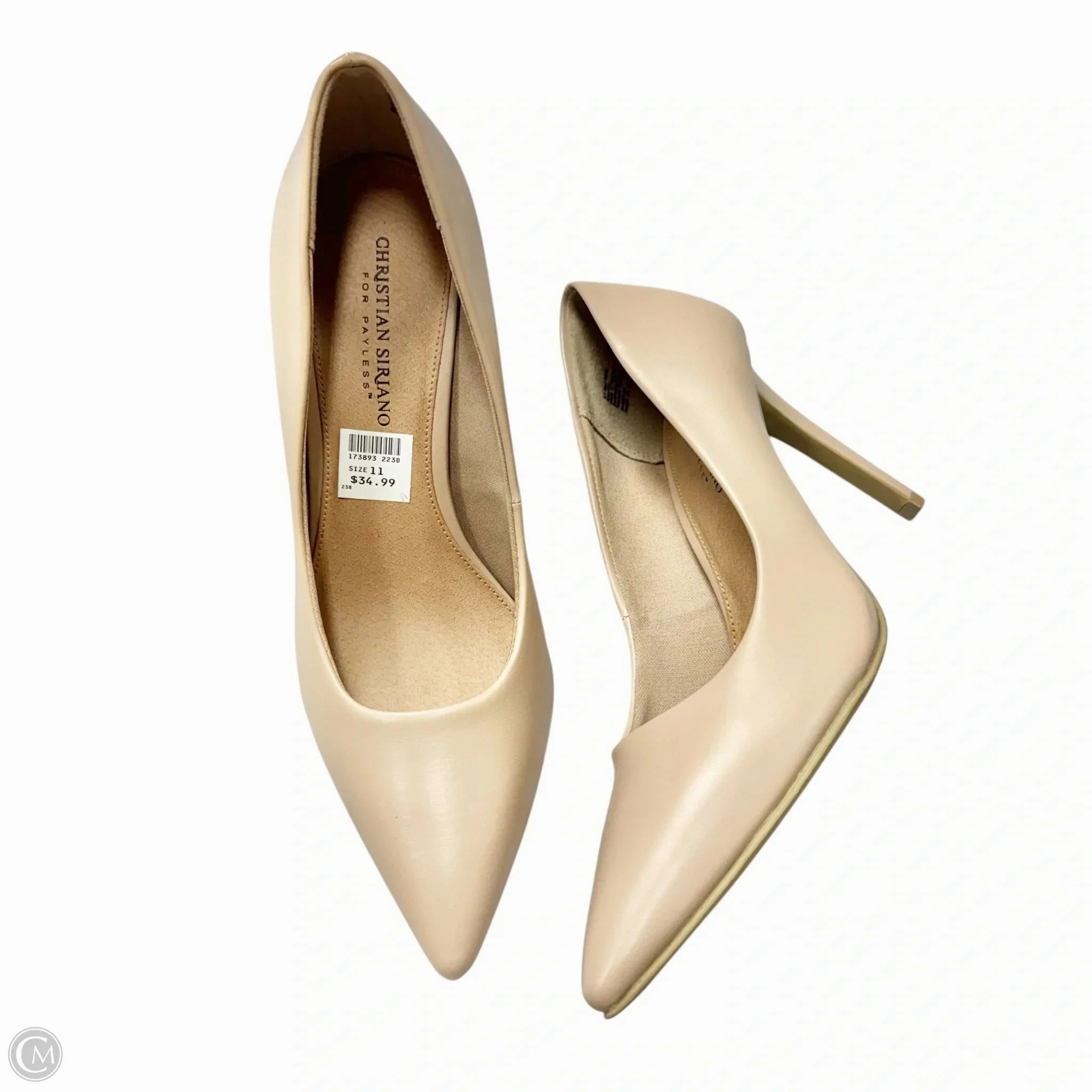 Fashion Mood Shoes Heels Stiletto By Christian Siriano In Beige, Size: 11