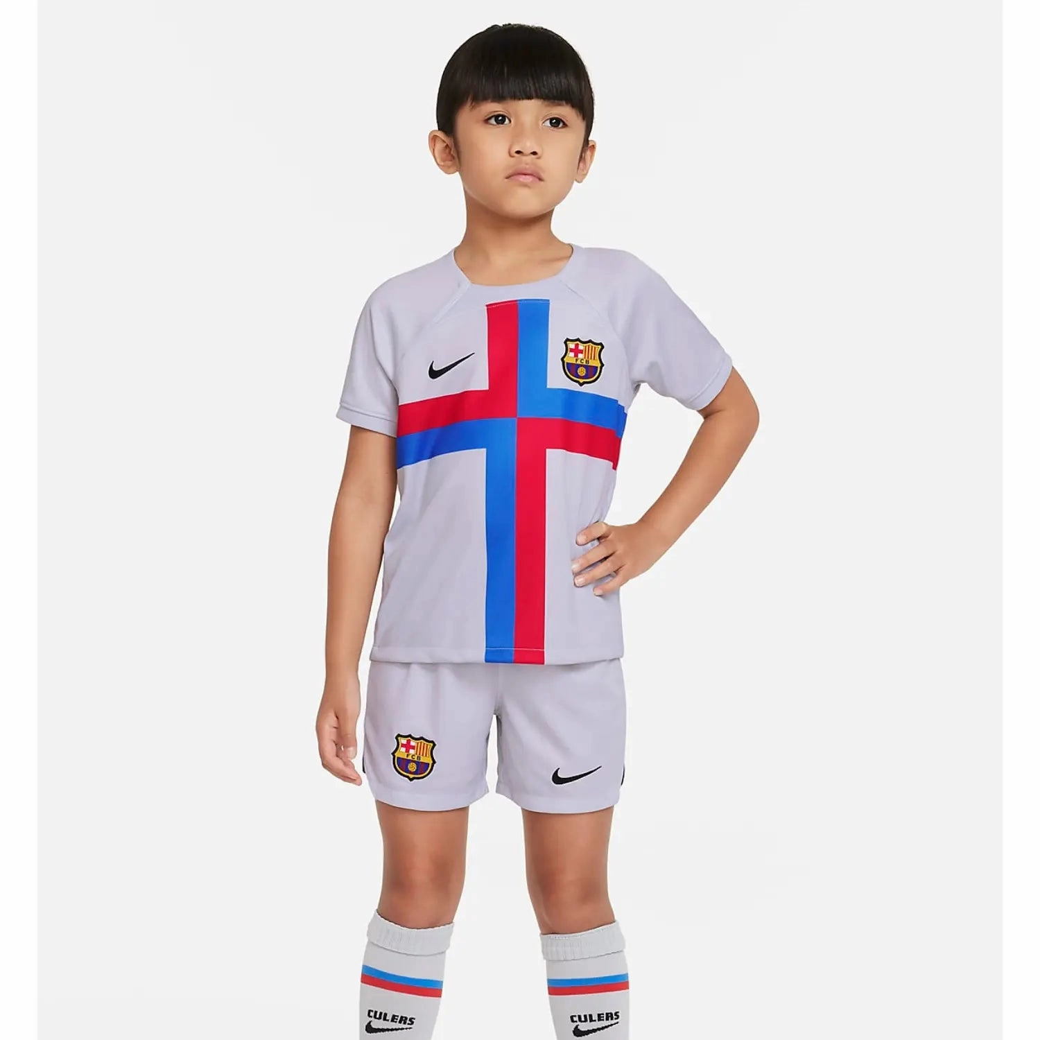 F.C. Barcelona 2022/23 Third Kit Full Set T-shirt & short Breathe Easy