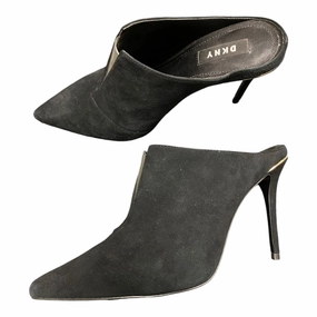 Shoes Heels Stiletto By Dkny In Black, Size: 7 Velvet Wedding Heels