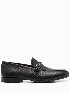 Steady walk Clean Texture Ferragamo Missouri Leather Loafers