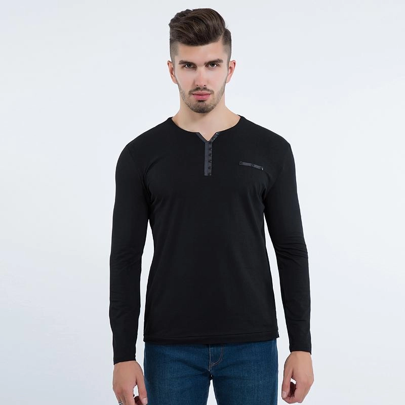 West Louis? Stylish Slim Fit Long Sleeve T-Shirt Travel Essential
