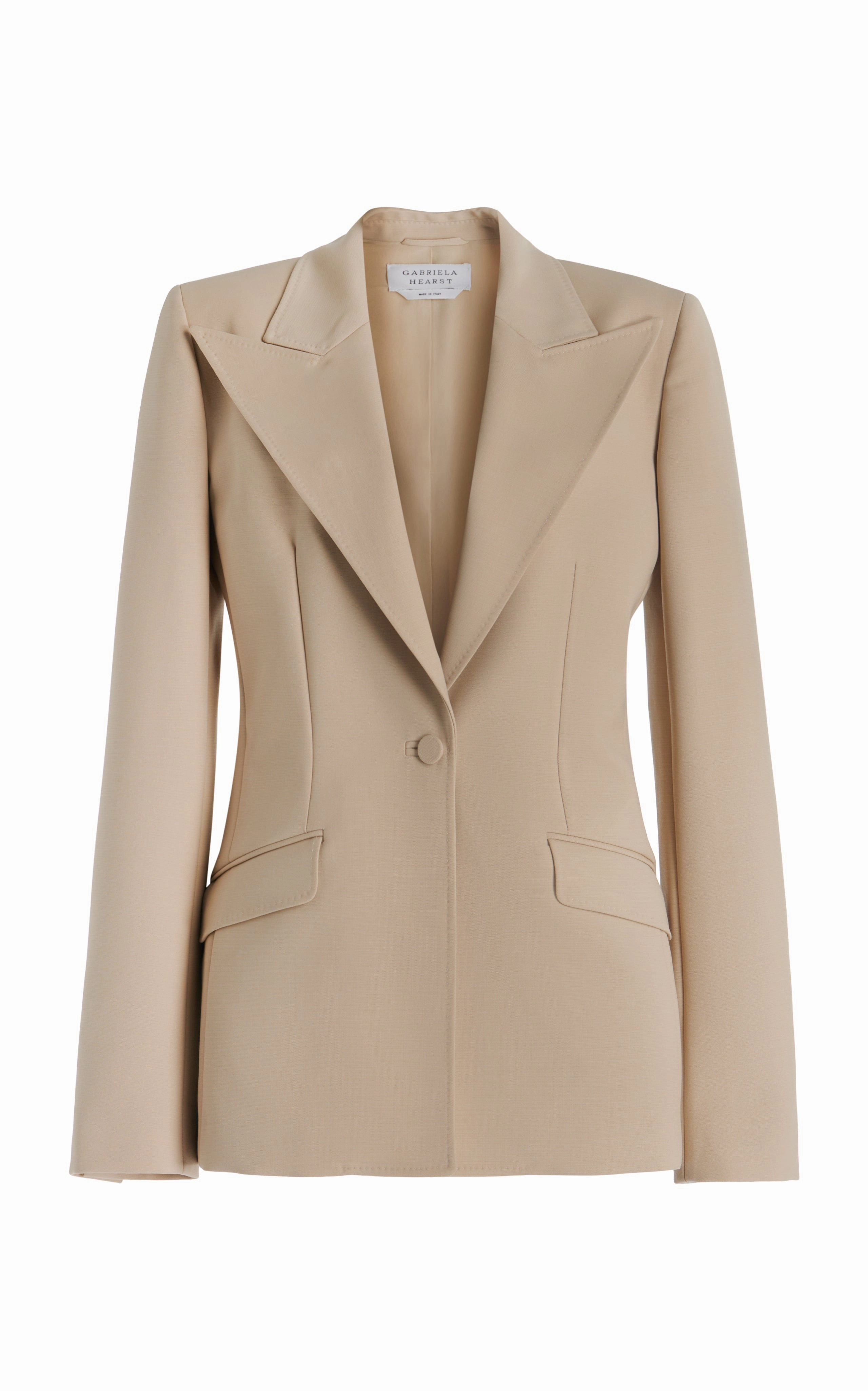 Leiva Blazer in Khaki Sportswear Wool premium design Formal Style