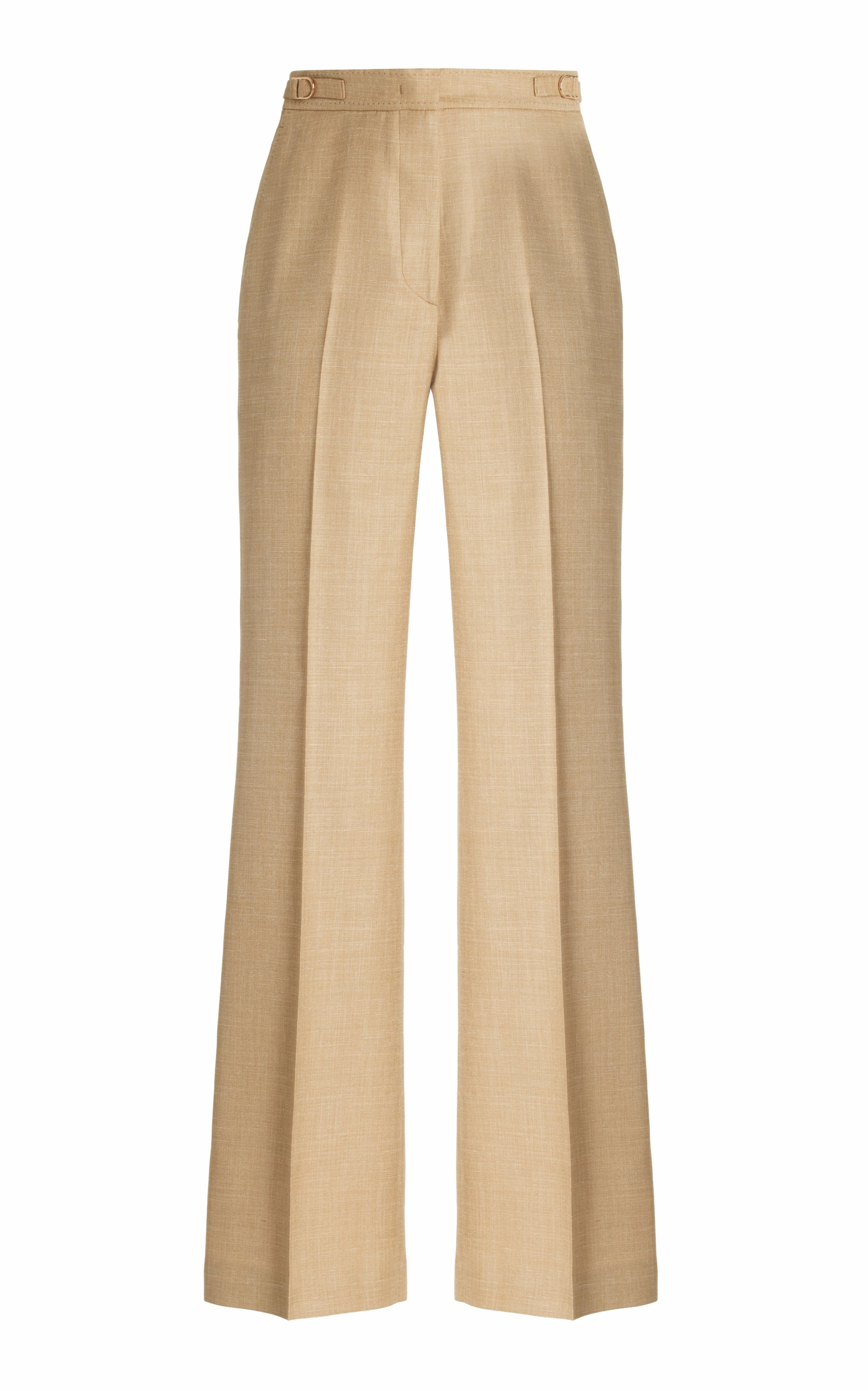 Vesta Pant in Hay Virgin Wool and Silk Linen Custom Fit