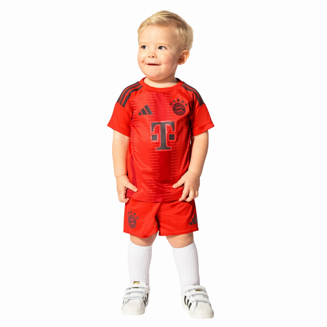 FC Bayern 24-25 Home Mini Kit Full Set Shirt & Short Temperature Regulating Material