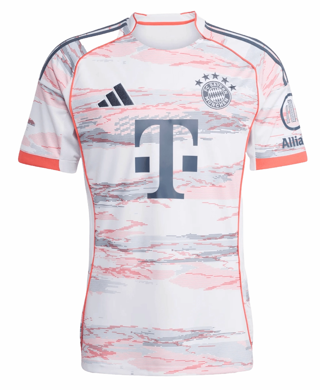 FC Bayern 25/26 Away Jersey (JJ2143) All-day Comfort Airflow Channel Design