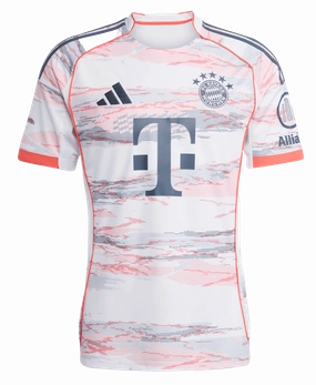 Athlete Focus Water Repellent Finish FC Bayern 25/26 Away Jersey (JJ2143)