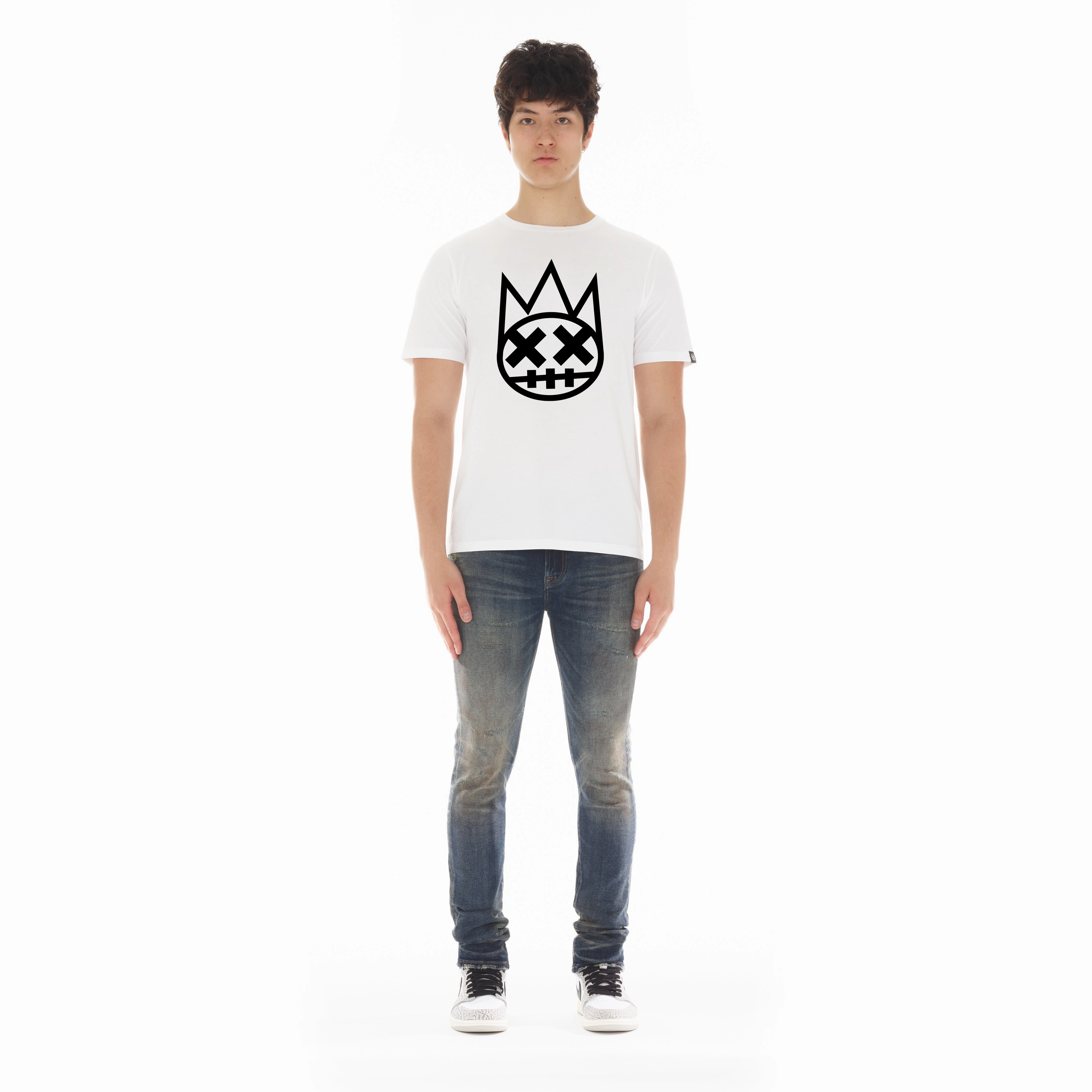 Smart Fit SHIMUCHAN LOGO TEE SHIRT IN WHITE
