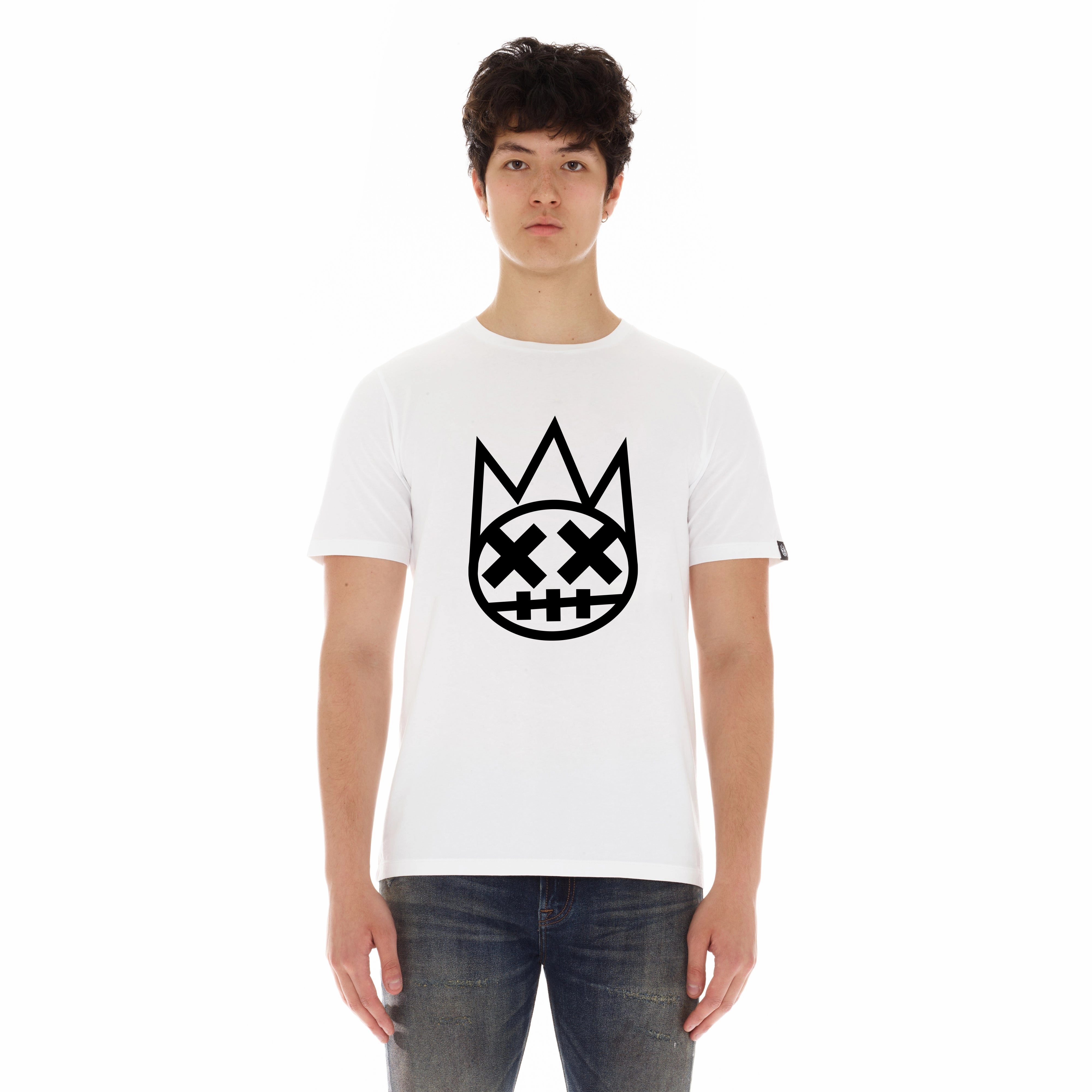 LightweightBlend SHIMUCHAN LOGO TEE SHIRT IN WHITE