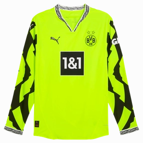 Antibacterial Fiber Blend Ventilated Mesh Panel Borussia Dortmund Anniversary Longsleeve Jersey - Special Edition (77614104)