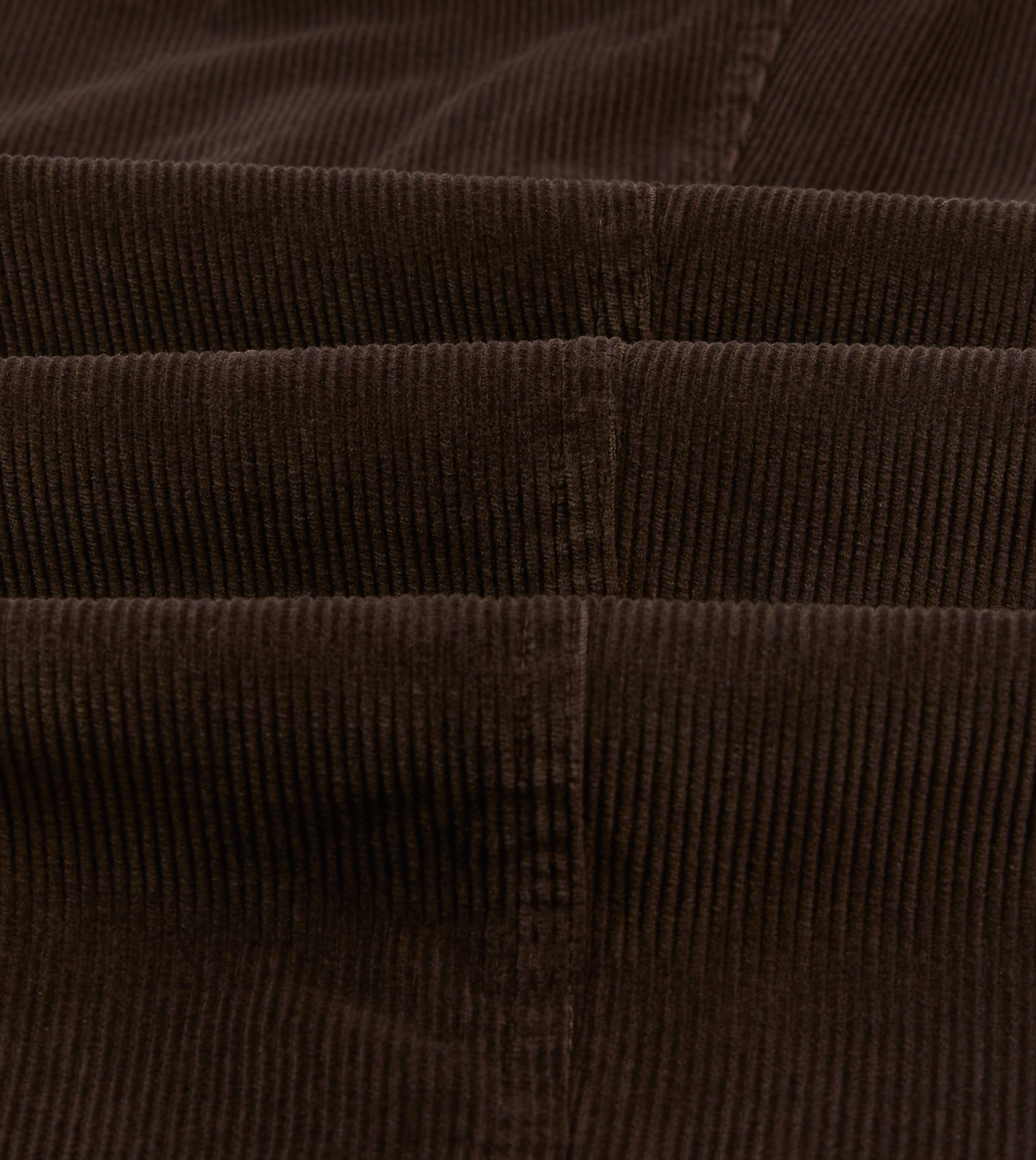 Brown Cotton Corduroy Field Games Trousers Smart Fit