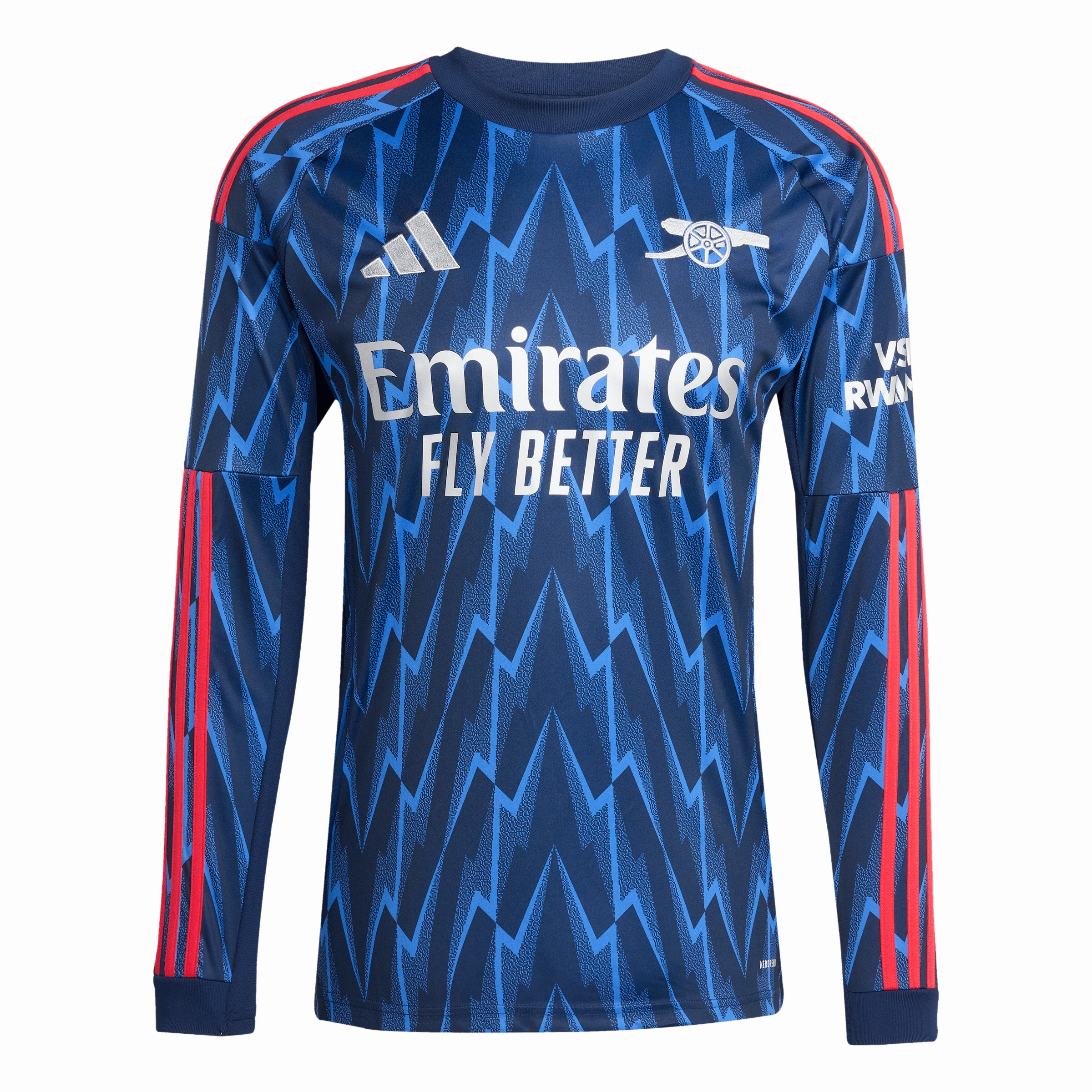 Relaxed Fit Technology No Limits Arsenal 25/26 Long Sleeve Away Jersey (JI9525)
