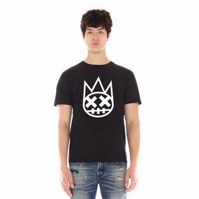 SHIMUCHAN LOGO TEE SHIRT IN BLACK NonRestrictive Cut sports performance