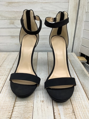 Synthetic Upper Shoes Heels Block By Wild Diva  Size: 10