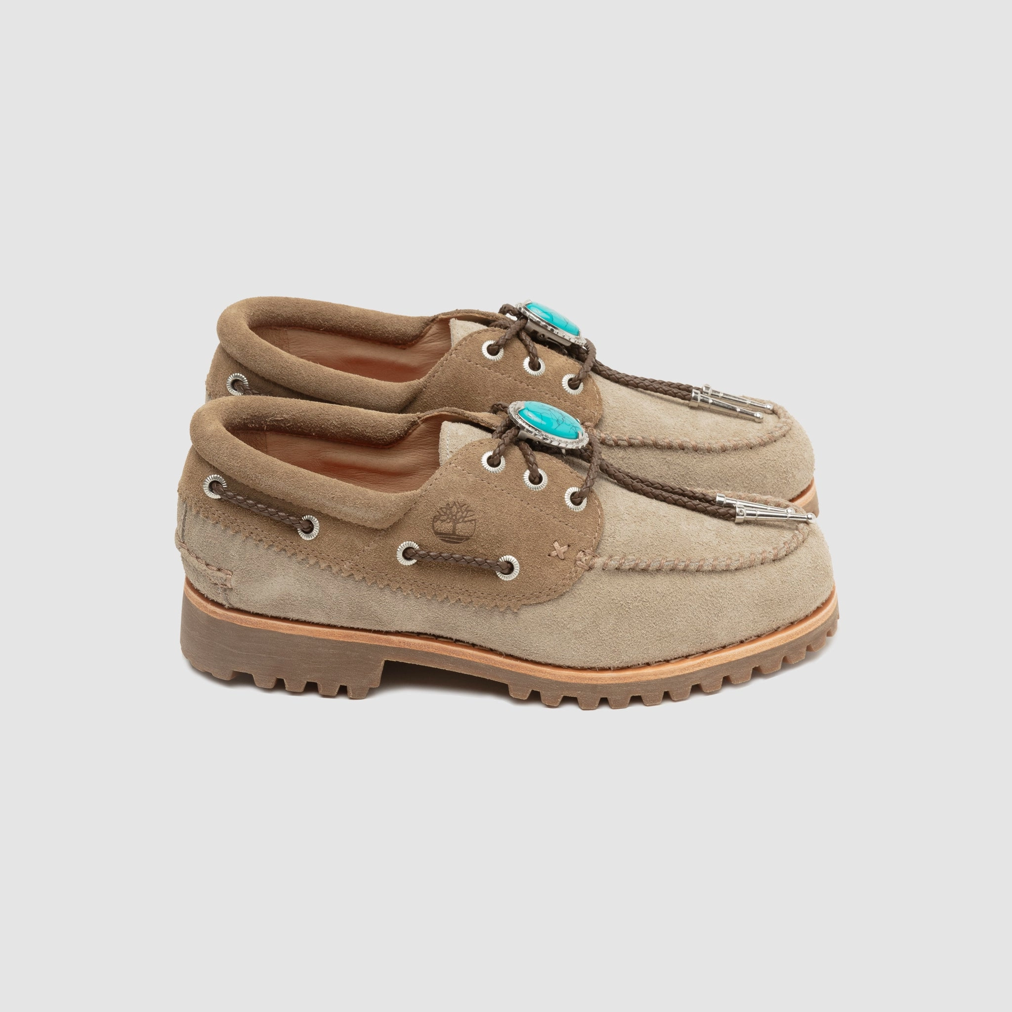 PACKER X 3-EYE LUG HANDSEWN BOAT SHOE "SANTA FE" Eco Friendly Manufacturing