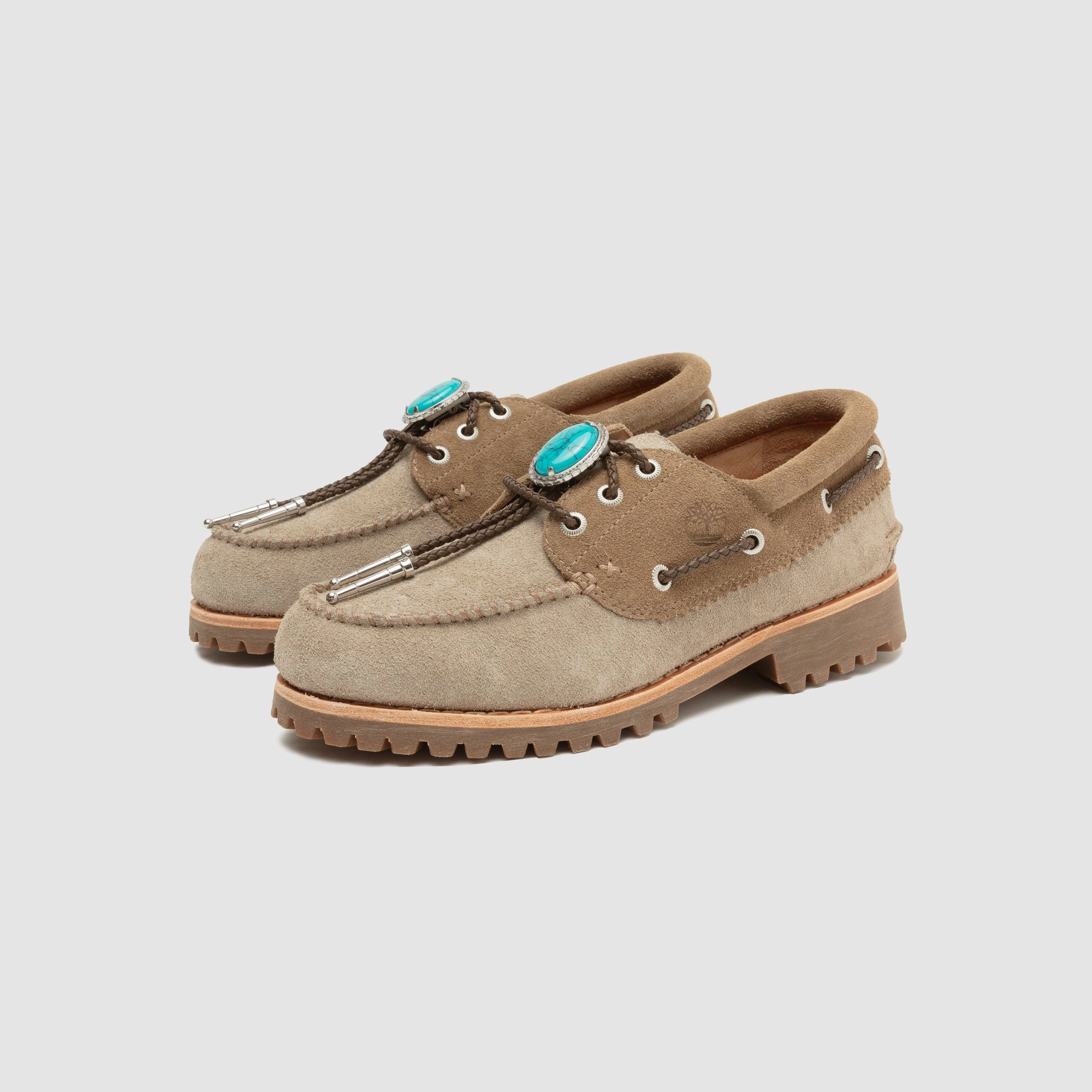 Surfer Dance Floor PACKER X 3-EYE LUG HANDSEWN BOAT SHOE "SANTA FE"