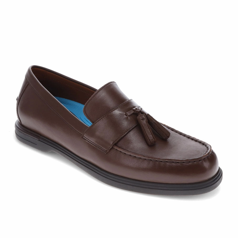 Weekend Style Dockers Mens Woodward Genuine Leather Dress Casual Tassel Loafer Shoe
