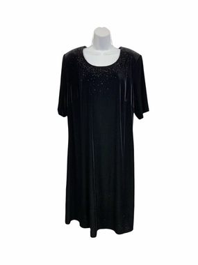 All That Jazz Women's Dress Black 16 Smooth Detail Simple Profile