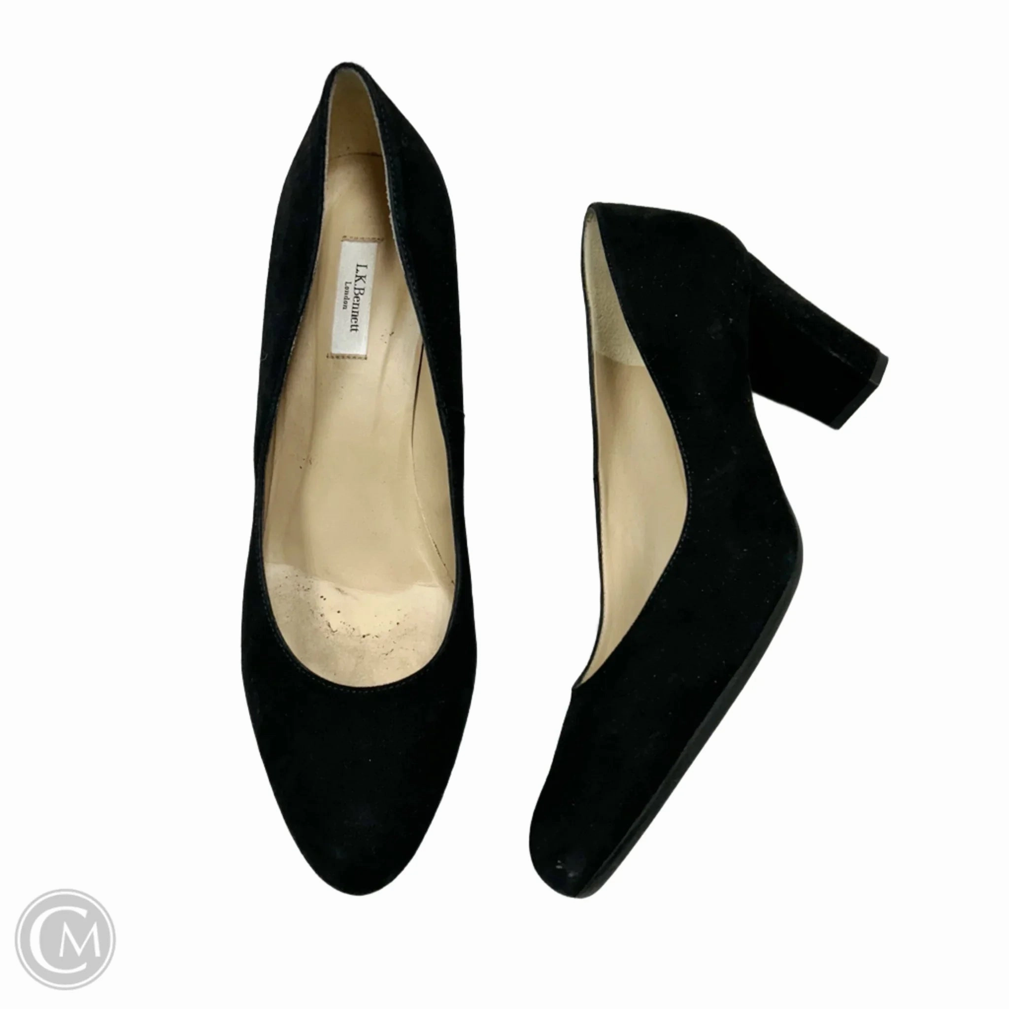 Boho Wedding Heels Shoes Heels Block By Lk Bennett In Black, Size: 11