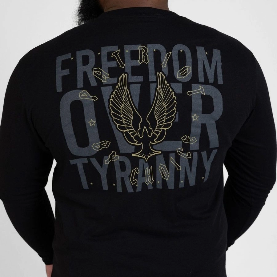 Freedom Over Tyranny Long Sleeve - Black Handsome Finish Freelancer Uniform