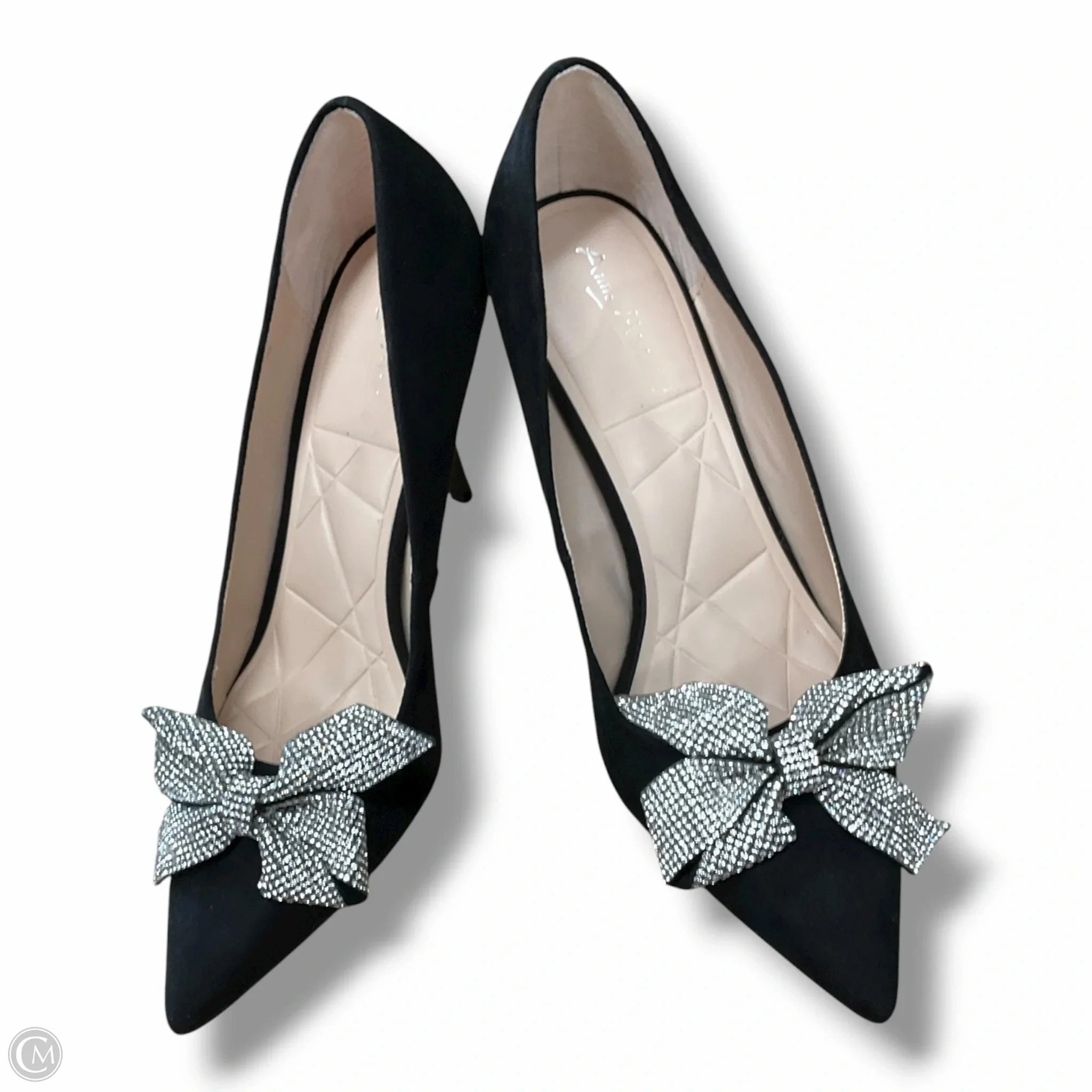 Holiday Fashion Heels Shoes Heels Stiletto By Anne Michelle In Black, Size: 8.5