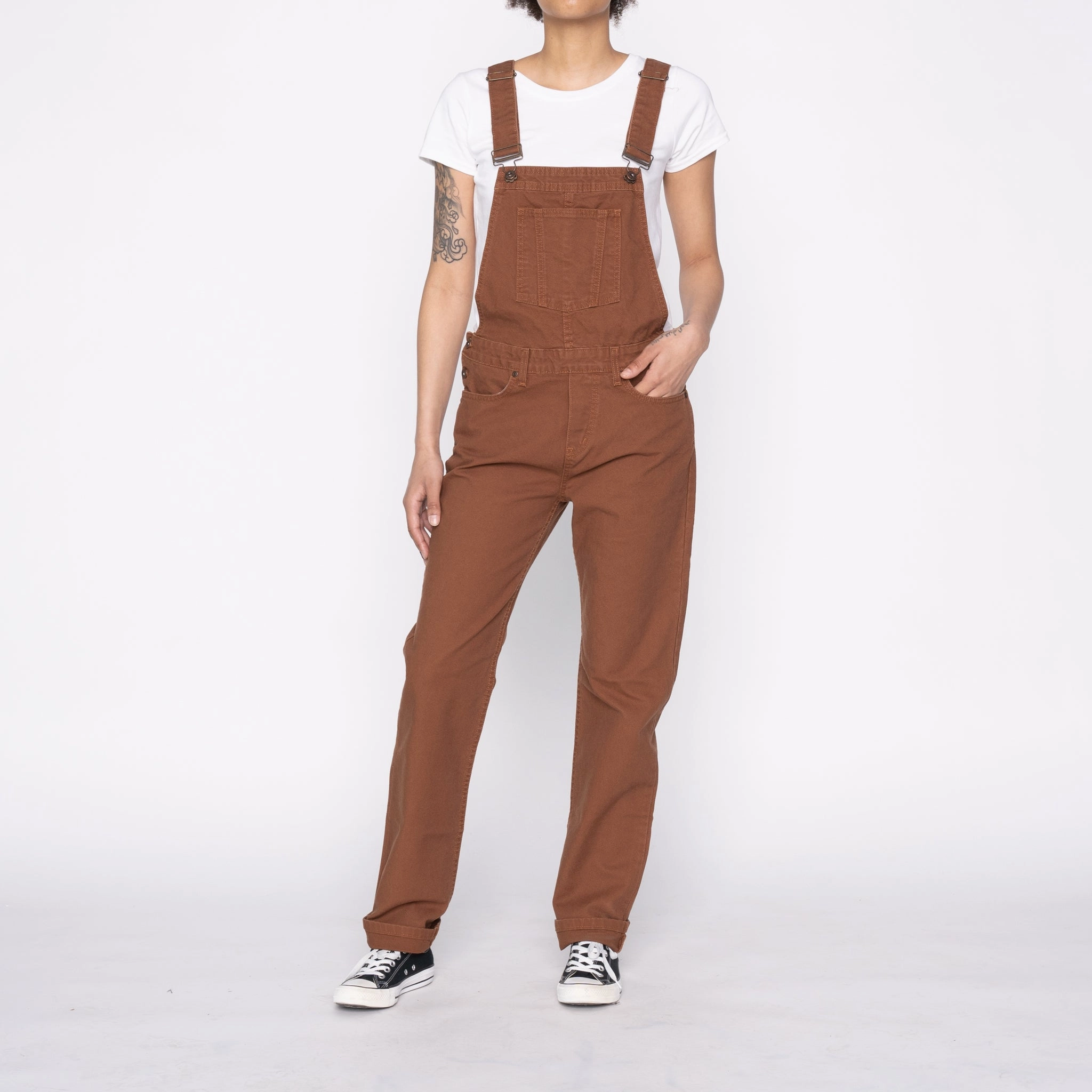 Overalls - Brick Canvas Versatile Everyday Wear