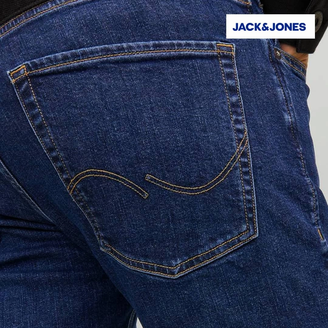 Jack & Jones Dark Blue Original Men Jeans Soft Cushioning Balance and Comfort