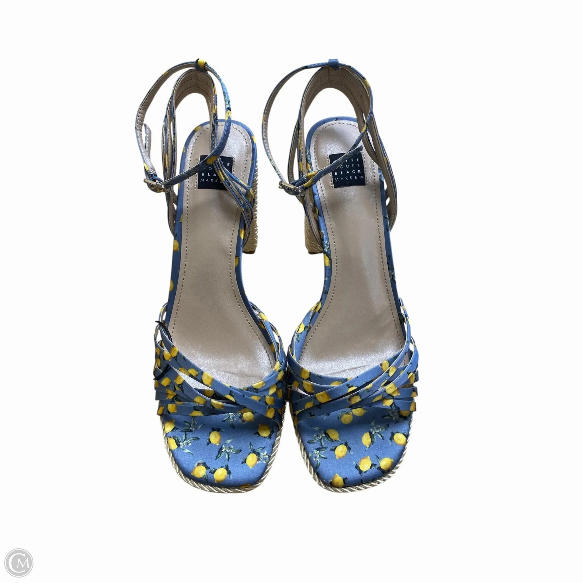 Shoes Heels Block By White House Black Market In Blue & Brown, Size: 8 Casual Platform Heels Designer Wedding Shoes