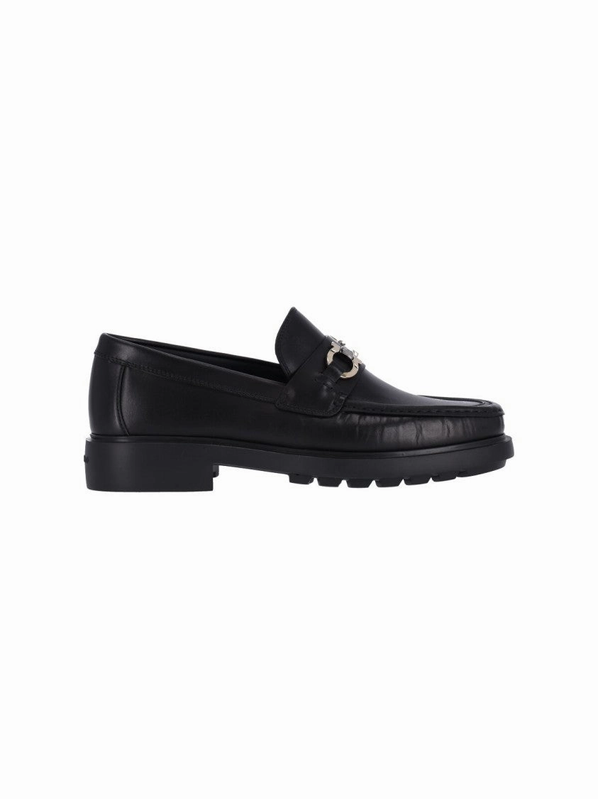Gancini" Loafers Black Coffee Corner Easy Sprint