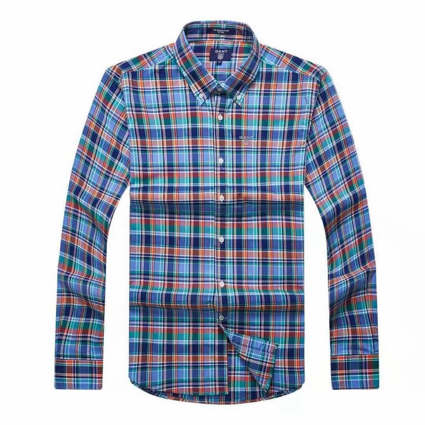 Contemporary Design Gant Long Sleeve Check Men Shirt