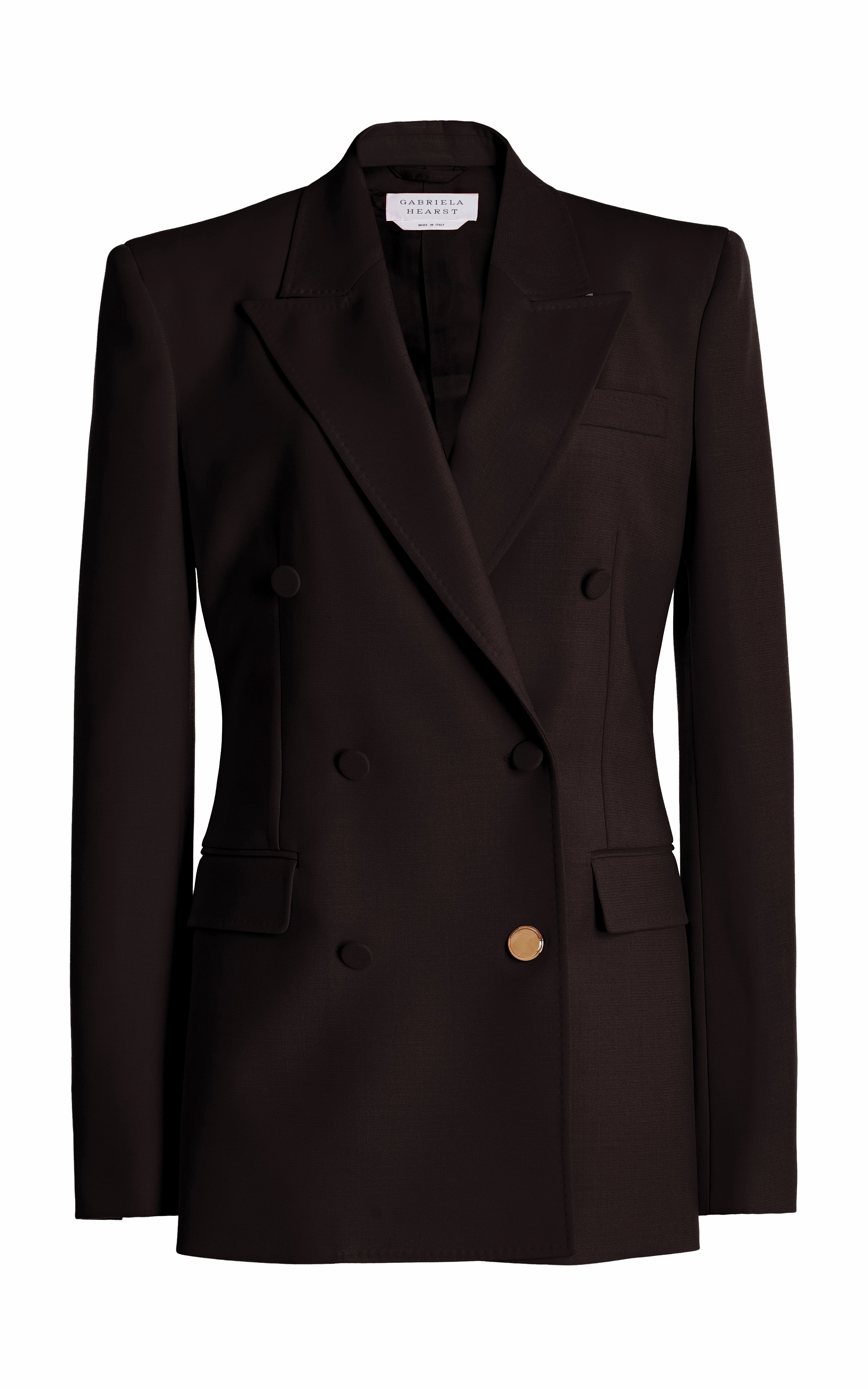 Gavin Blazer in Chocolate Sportswear Wool Modern Color Palette