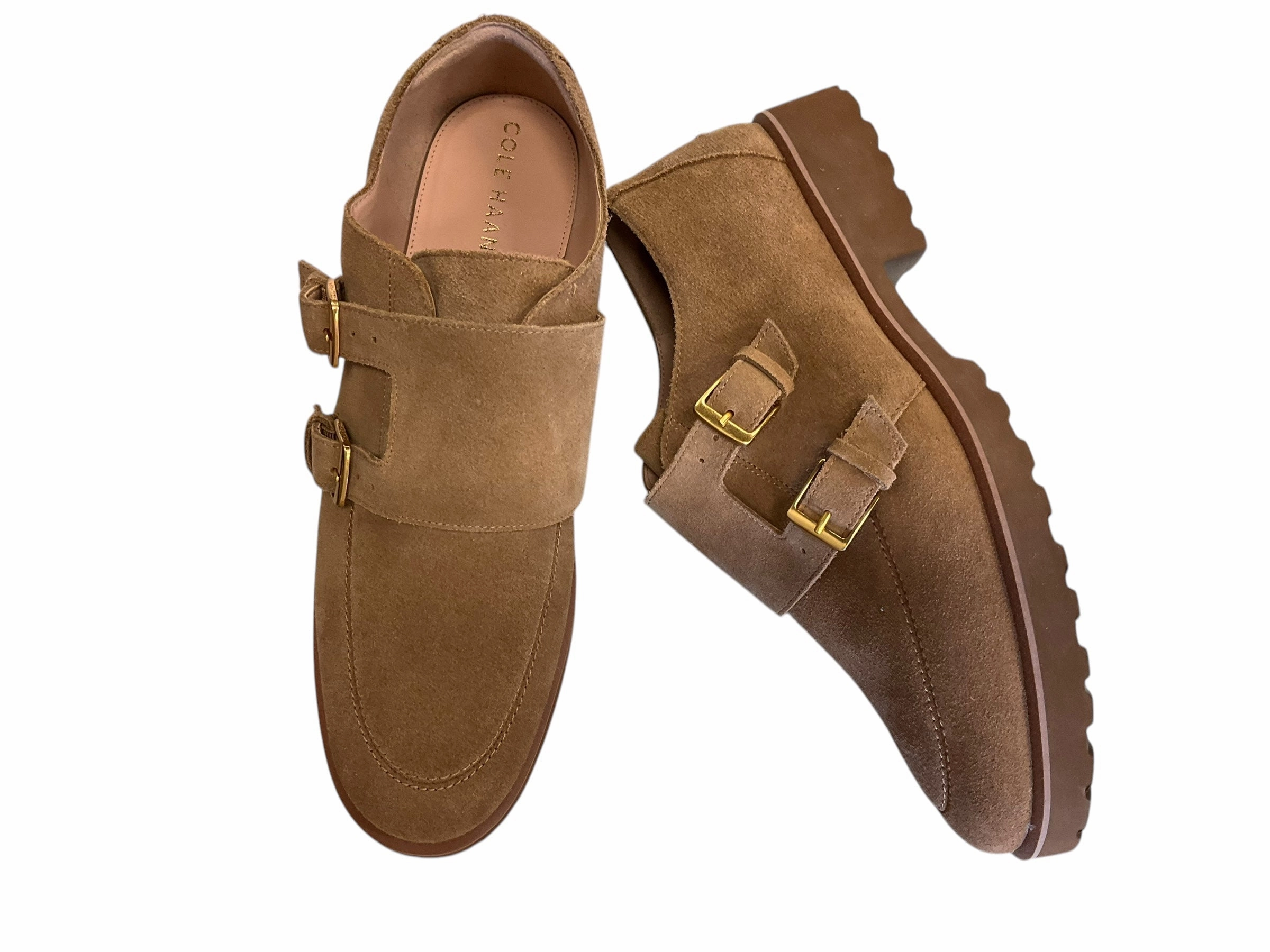 Stable Shoes Heels Block By Cole-haan In Brown, Size: 9.5