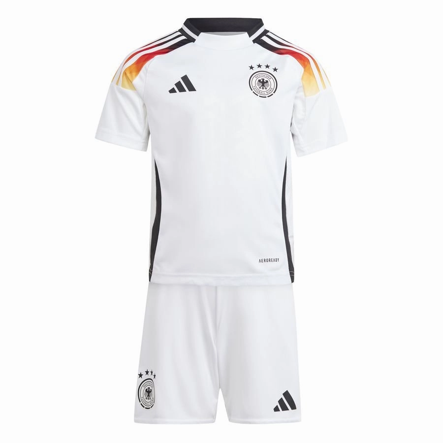 Germany 2024 Home Mini Kit Full Set Shirt & Shorts Fast Wear Workout Session