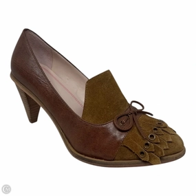 Gilda Heeled Loafers By Tracy Reese In Brown & Tan, Size: 6.5 Soft Finish