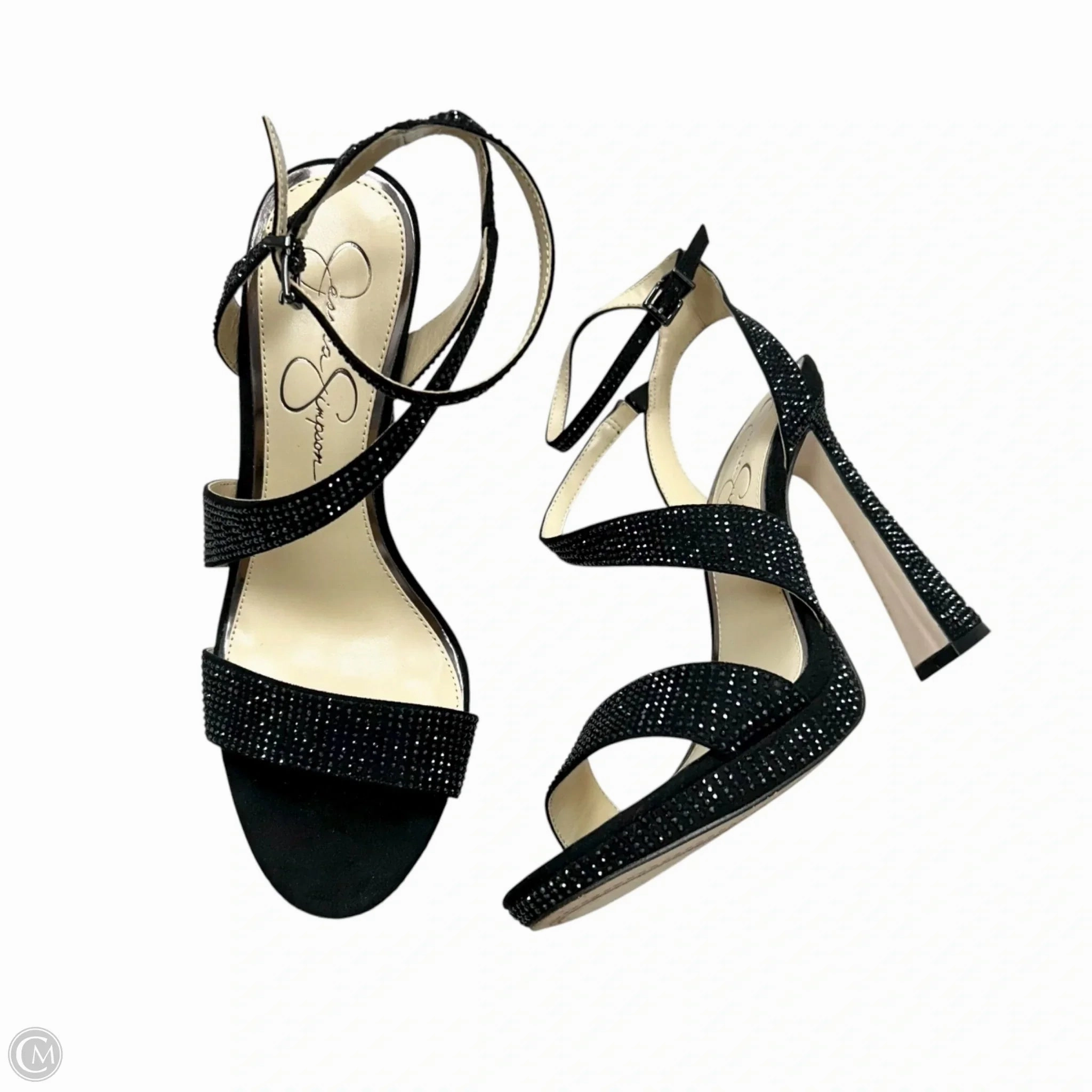 Shoes Heels Stiletto By Jessica Simpson In Black, Size: 8.5 Cushioned