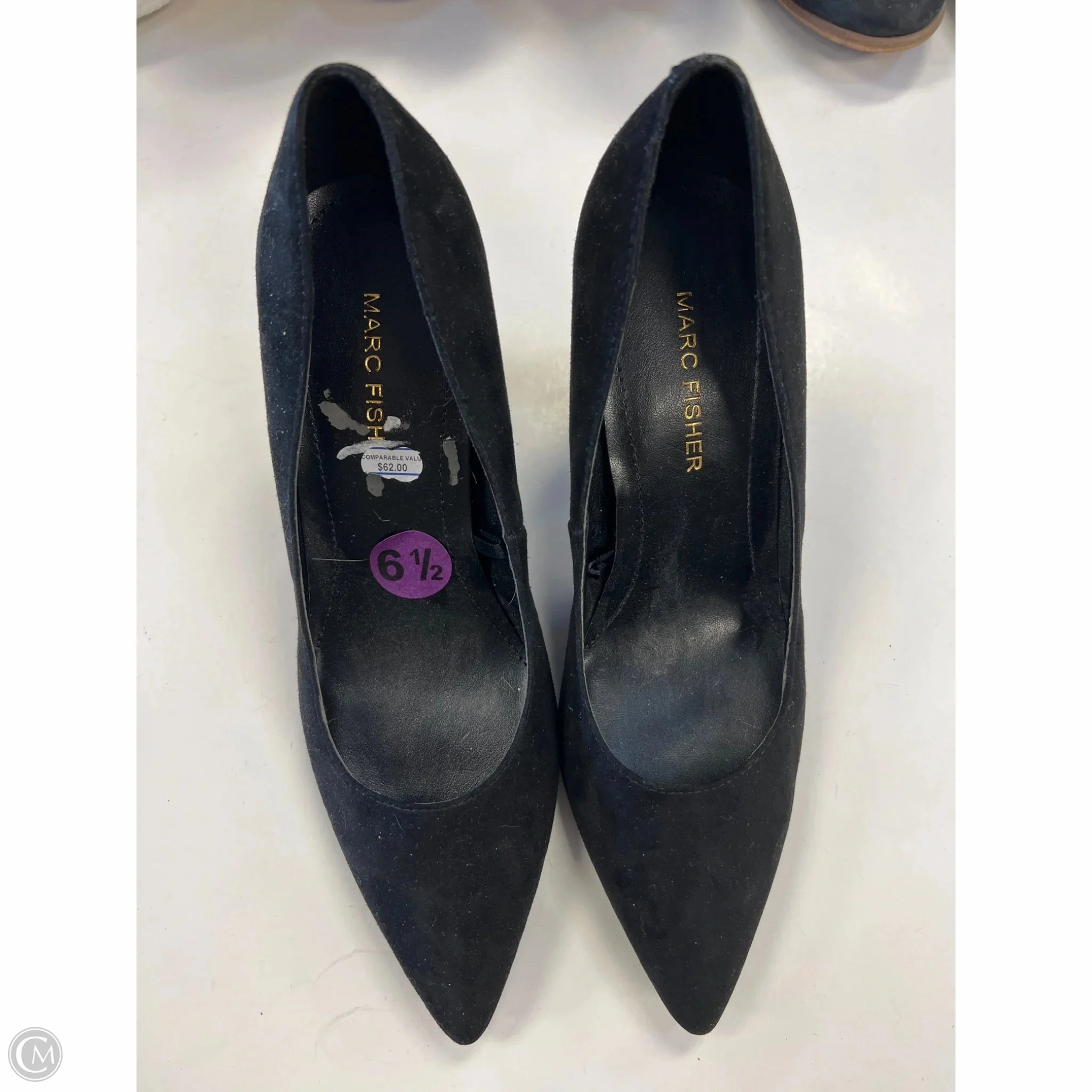 On The Go Shoes Heels Block By Mark Fisher In Black, Size: 6.5