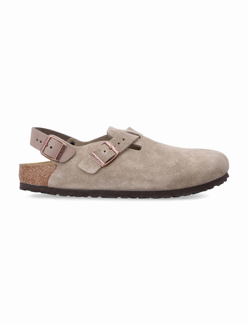 Tokio Narrow Nubuck Leather Mules Easy Match