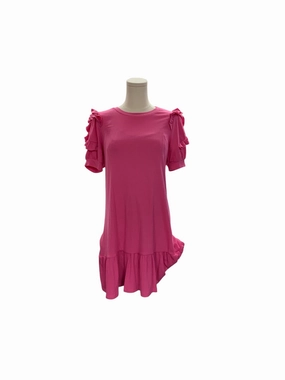 Good Luck Gem Women's Dress Pink M Quiet Glow