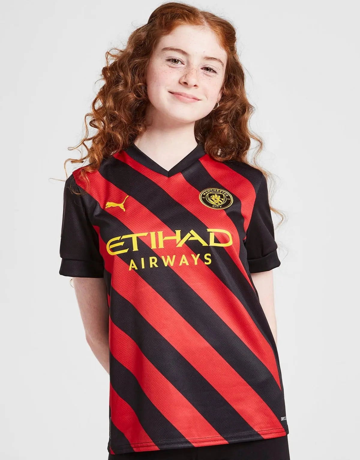Manchester City FC 2022/23 Away kit Junior Full Set T-shirt & short Smooth Finish