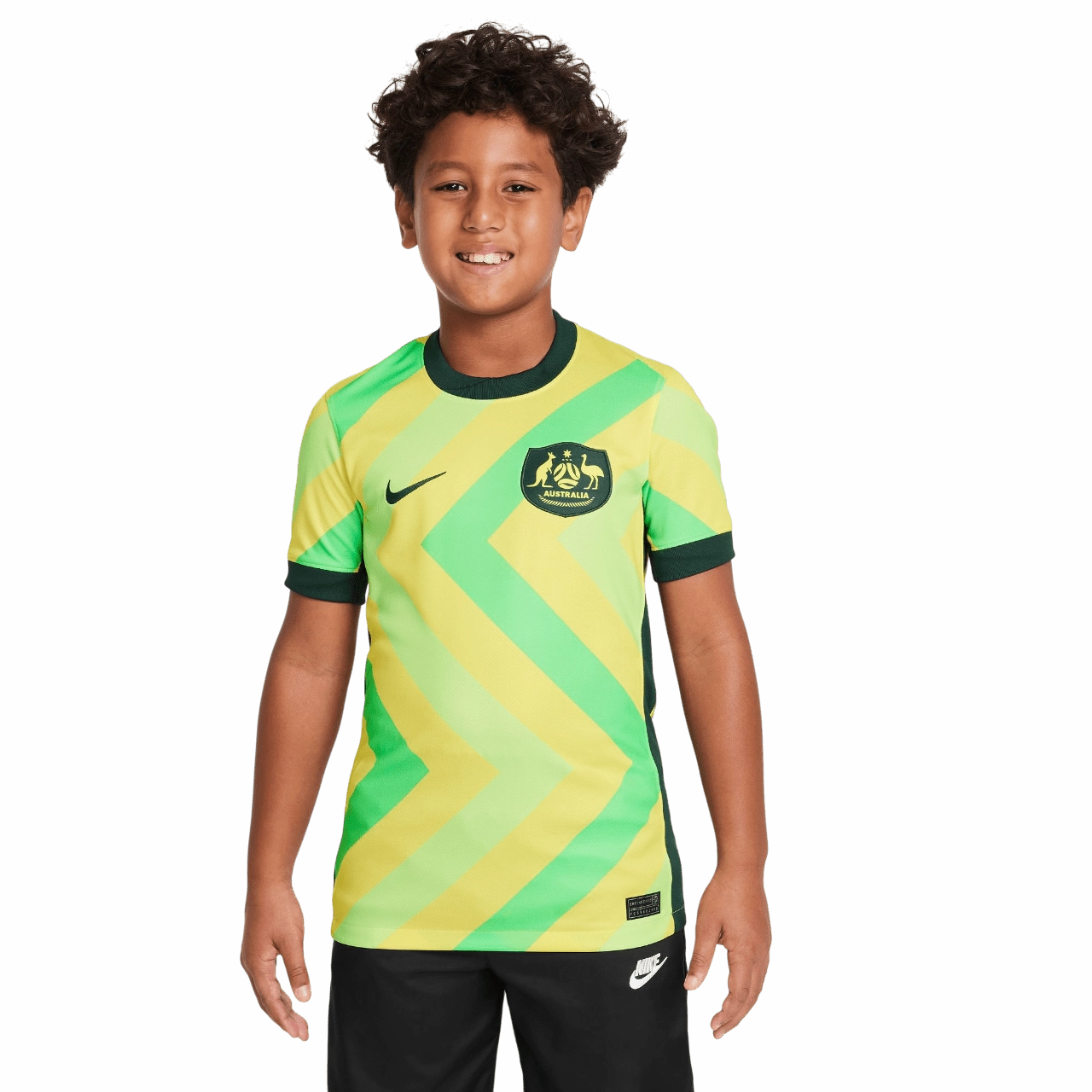 Double Stitched Edging UV protection coating Australia 25/26 Home Youth Jersey (FQ8841-710)