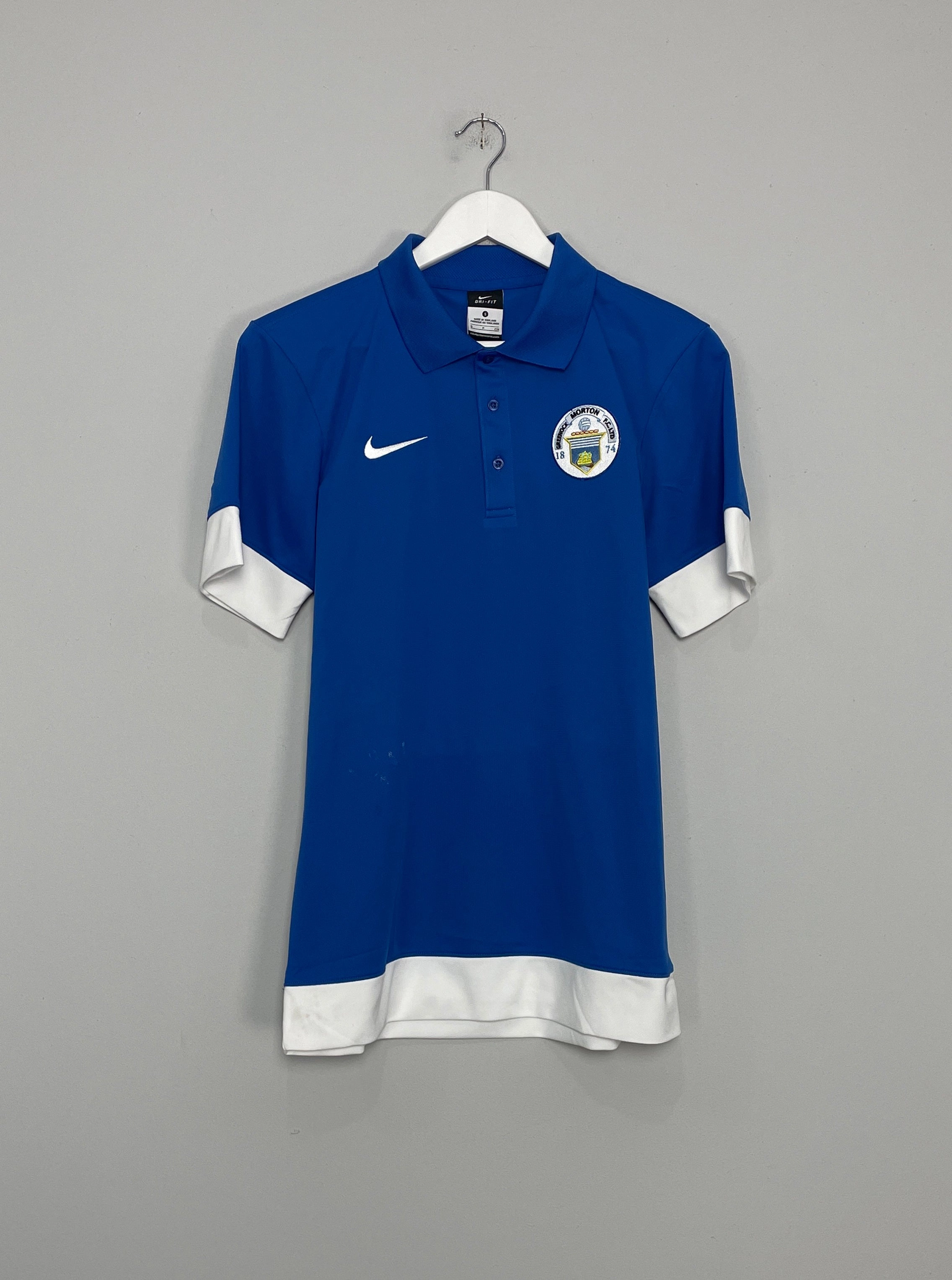 logo venue 2015/16 GREENOCK MORTON POLO SHIRT (S) NIKE